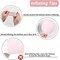 50-Pack Blush Pink Balloon Set 12in – Pastel, Champagne Gold & Confetti Boho Party Decor